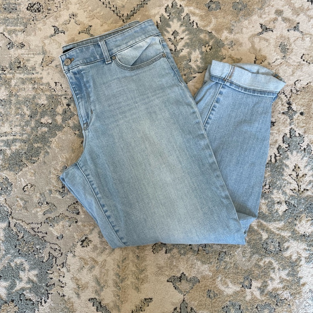 Talbots Light Wash Blue Boyfriend Jeans